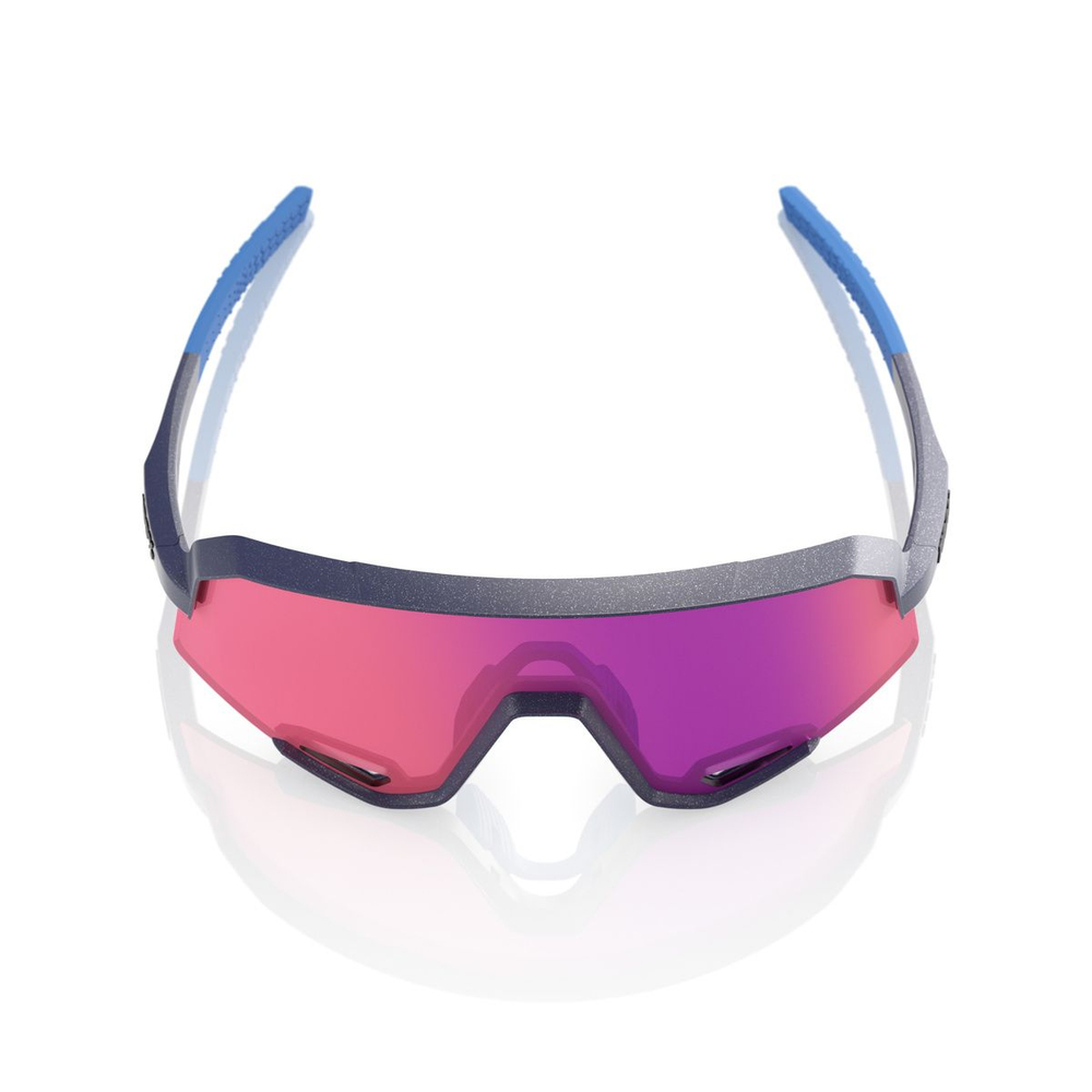 Спортивные очки с диоптриями 100% SLENDALE Satin Storm Metallic - Purple Mirror Lens