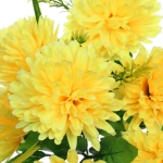 Искусственные цветы «Цветочная мелодия» Хризантемы 40см 7 цветков желтые