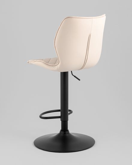 Стул барный Dome экокожа светло-серый