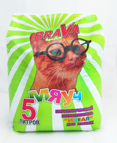 БРАВА наполнитель 5л Мяуч Идеал