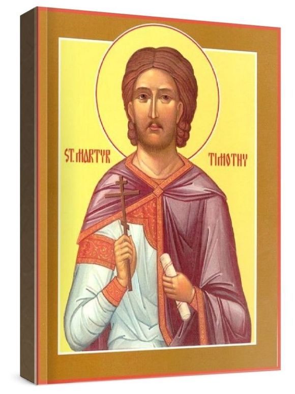 Тимофей Фиваидский (рукописная икона)