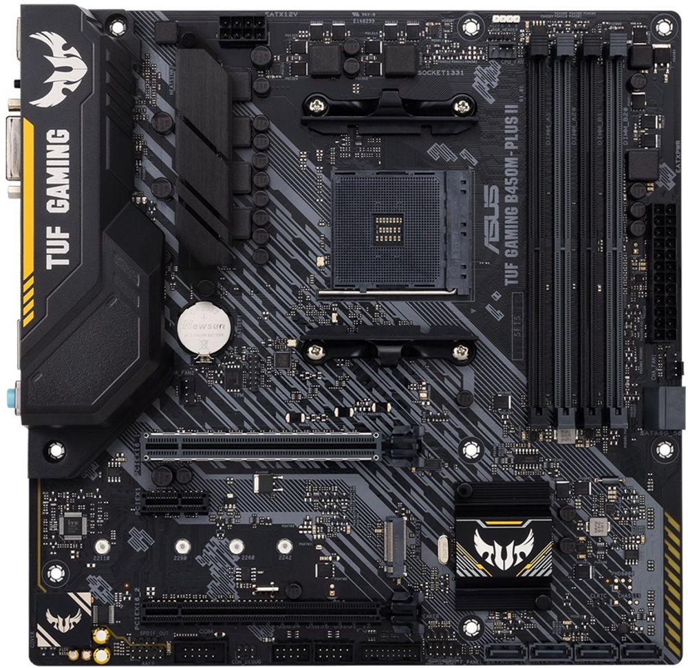 Материнская плата mATX ASUS TUF GAMING B450M-PLUS II