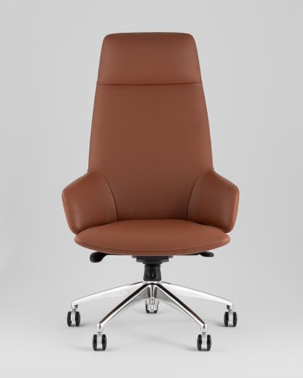 Кресло руководителя TopChairs Bow шоколадный