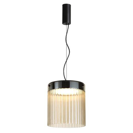 5047/20L L-VISION ODL24 303 черный/светл.янтарный/металл/стекло Подвес LED 20W 4000К 2238Лм PILLARI