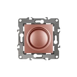12-4101-14 ЭРА Светорегулятор поворотно-нажимной, 400ВА 230В, IP20, Эра12, медь | Эра 12 Медь