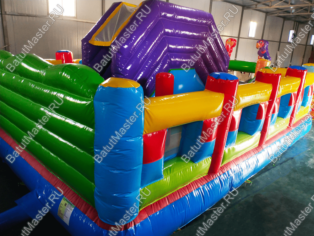 Надувной батут "Попугайчики"