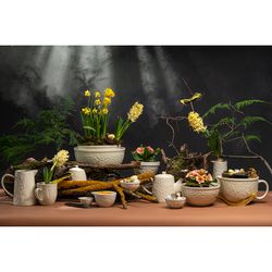 Чайник заварочный Birds of Paradise, 1 л, кремовый