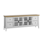 Тумба под ТВ «Квадро-С» из массива сосны 199.6*76.5*42 см