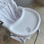 Стульчик для кормления 252 белый-серый