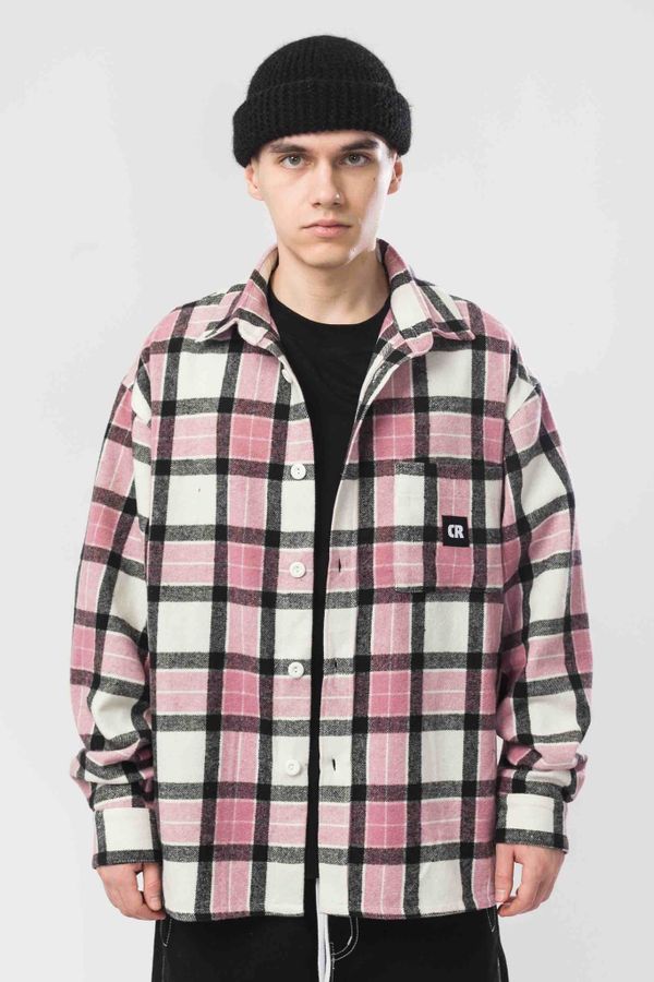 Рубашка Harbor Wide Экрю/Розовый/Черный - фото 1