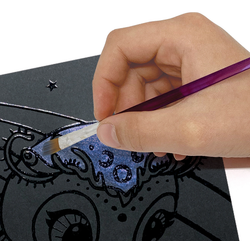 Детский подарочный набор для рисования с палитрой и рамкой "Млечный путь", серия Space Nebulous Stars