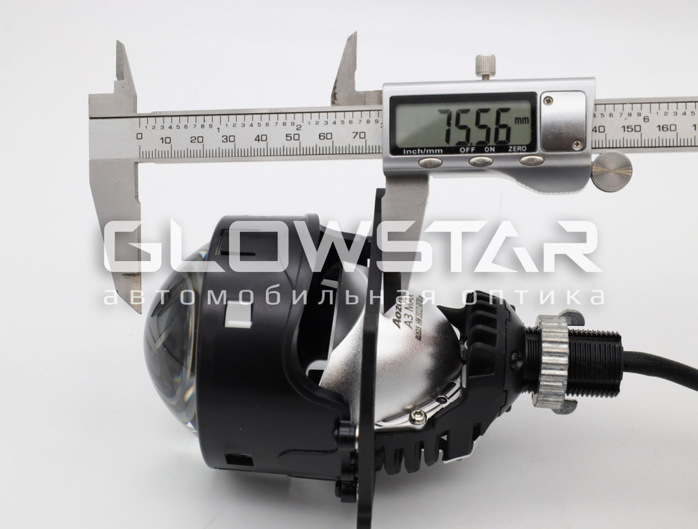 Билед модули Aozoom A3 Max 2025 3.0 дюйма, 5500К, 12V, 49W/57W, крепление 3R и съемное гаечное (комплект, 2шт)