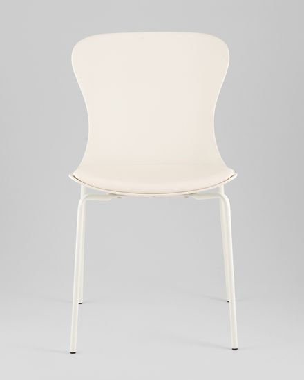 Стул Air с подушкой пластик молочный