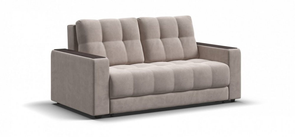 Диван Босс двухместный Велюр Монолит латте