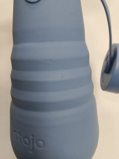 Бутылка складная силиконовая Stojo Bottle Steel, 20 oz / 590 мл (уценка)