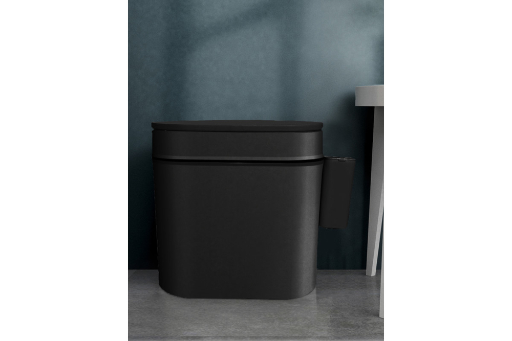 Ведро для мусора S Home One, черное