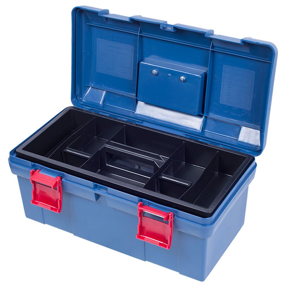 KING TONY (87407) Ящик инструментальный, 445x240x206 мм, 2 отсека, полипропилен