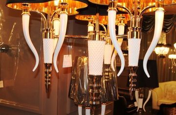 replica   Visionnaire Brunilde Chandelier black  9 lamps 2