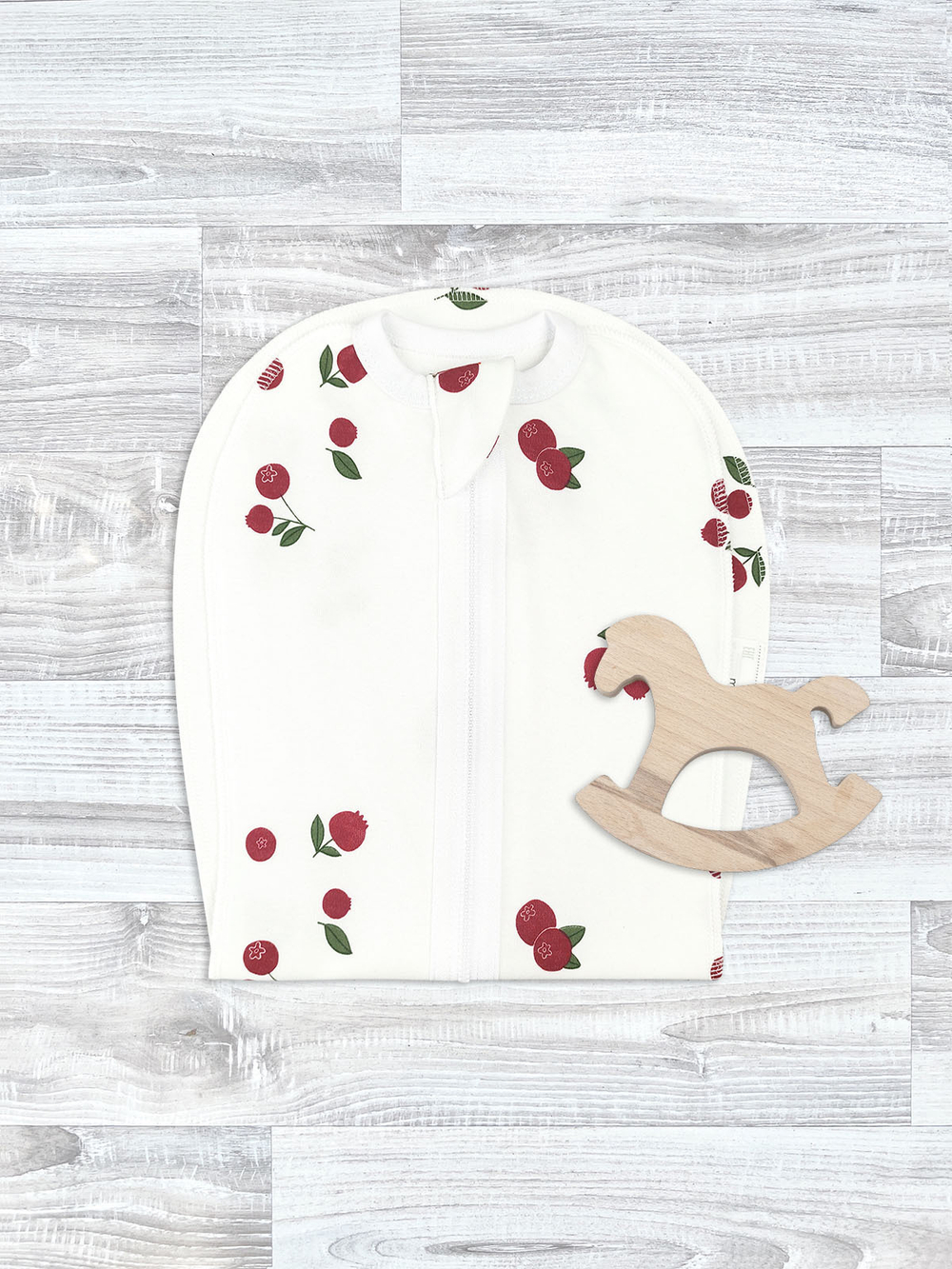 Пелёнка-кокон Mjölk Брусника, уценка