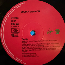 Виниловая пластинка Julian Lennon - Valotte LP
