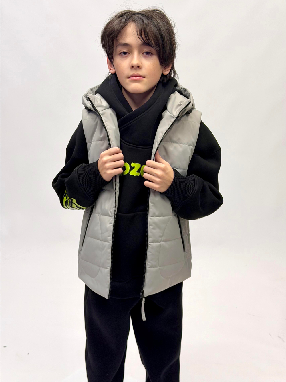 Жилет демисезонный мембрана для мальчика 13-18 лет Милашка Сьюзи