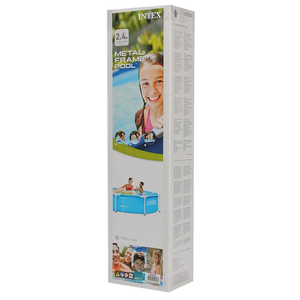 Бассейн каркасный METAL FRAME POOL 244*51см (Intex)