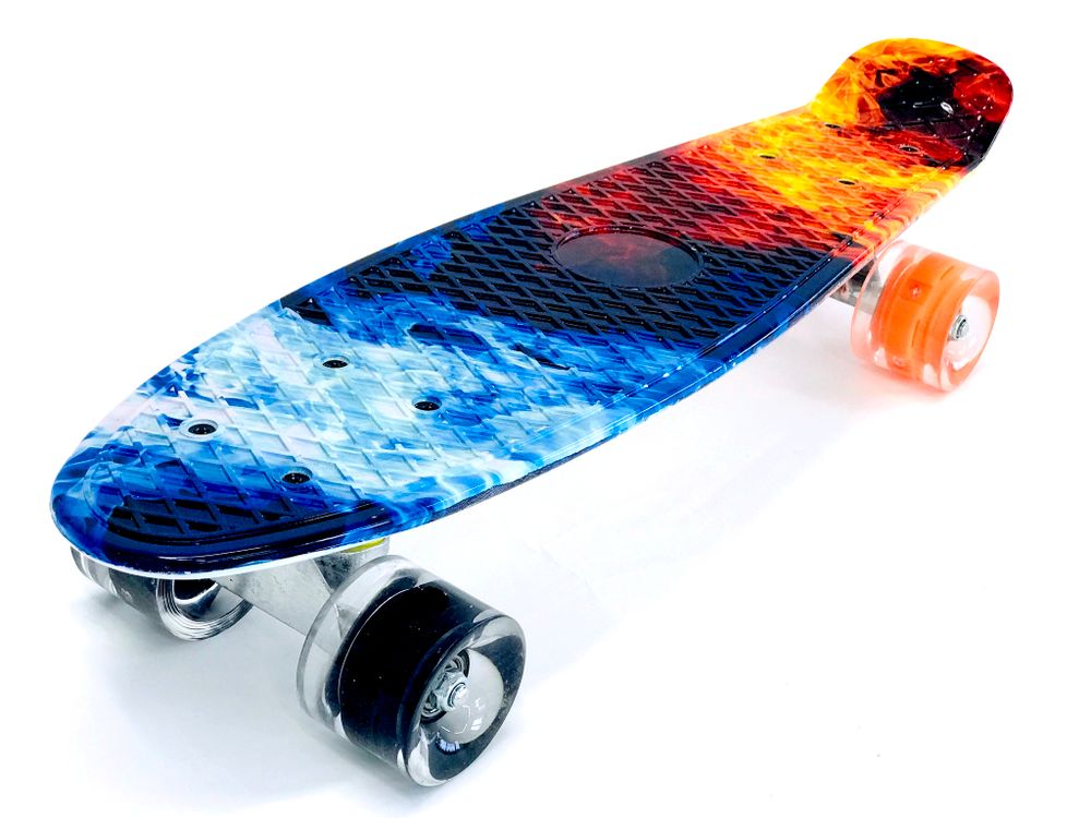 Скейтборд PWSport Colors 22" Flame