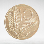Italy 10 Lire 1986 R, VF