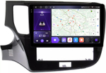 Магнитола Mitsubishi Outlander 3 2019-2022 (прямоугольный климат) - Carmedia OL-1573 QLed+2K, Android 12, TS10,  CarPlay, 4G SIM-слот