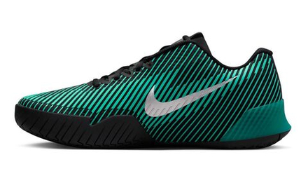Мужские кроссовки теннисные Nike Air Zoom Vapor 11 Premium - black/deep jungle/clear jade/multi-color
