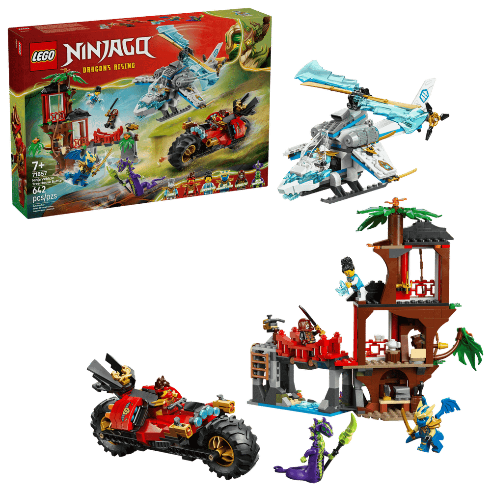 Конструктор LEGO Ninjago 71857 Ninja Vehicle Tree House Battle