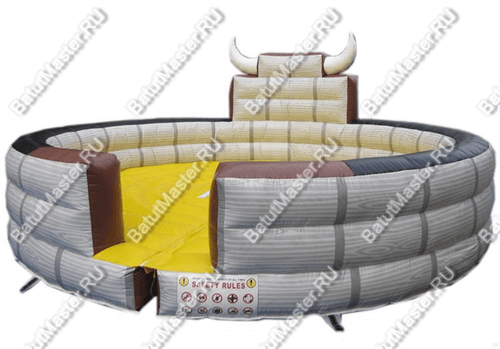 Надувной батут для аттракциона Родео "Рога и копыта", 5*5*3 м