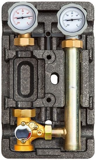 Насосная группа MK 1 1/4" Meibes ME L 66832 EA (левое подключение, со смесителем) без насоса