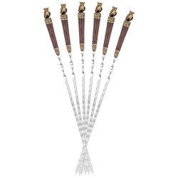 НАБОР ИЗ 6-ТИ ШАМПУРОВ С ЛЯМКОЙ "СОВА" 56 СМ