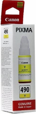 Картриджи Canon GI-490 Y желтый (yellow)