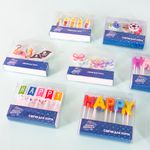 Свечи Буквы Happy Birthday, Розовый микс, 2,5 см, 1 шт.