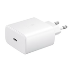 Сетевое зарядное устройство Samsung мощностью 45 Вт (USB-C) и кабель USB-C (1 м) (EP-TA845), белый