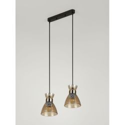 Светильник подвесной (подвес) Rivoli Iris 9186-302 2хЕ27 60 Вт модерн | Rivoli