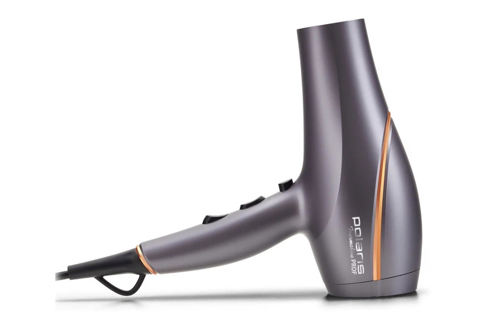 Фен Polaris PHD 2290Ti Tourmaline PROF, Графитовый/Розовое золото