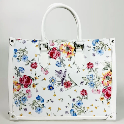 Женская сумка из натуральной кожи Fiore Estate Bianca
