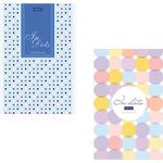 Блокнот А5 (146х205 мм) 50 л., склейка, ламинированная бумага, в точку, HATBER Premium, "Dots", 50Б5лA9к