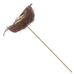 GAEM Изделие декоративное (вставка) "Гнездо пасхальное" (8*7*3) (блок 12 шт), L7 W7,5 H22 см, 2в.