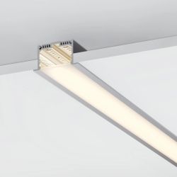 Профиль с экраном SL-LINIA62-F-2500 WHITE+OPAL (Arlight, Алюминий) 021374