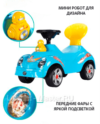 Детский толокар "MalinaBay НТ-5509" красный