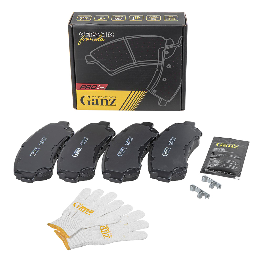 Колодки GANZ передние PRO-Line Ceramic NISSAN QASHQAI / X-TRAIL Арт.:GIJ09024C
