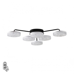 8236/6CL LEDIO LN25 000 черный, металл/акрил Люстра потолочная с ПДУ LED 85W 3000-6000К 220V DIDANA