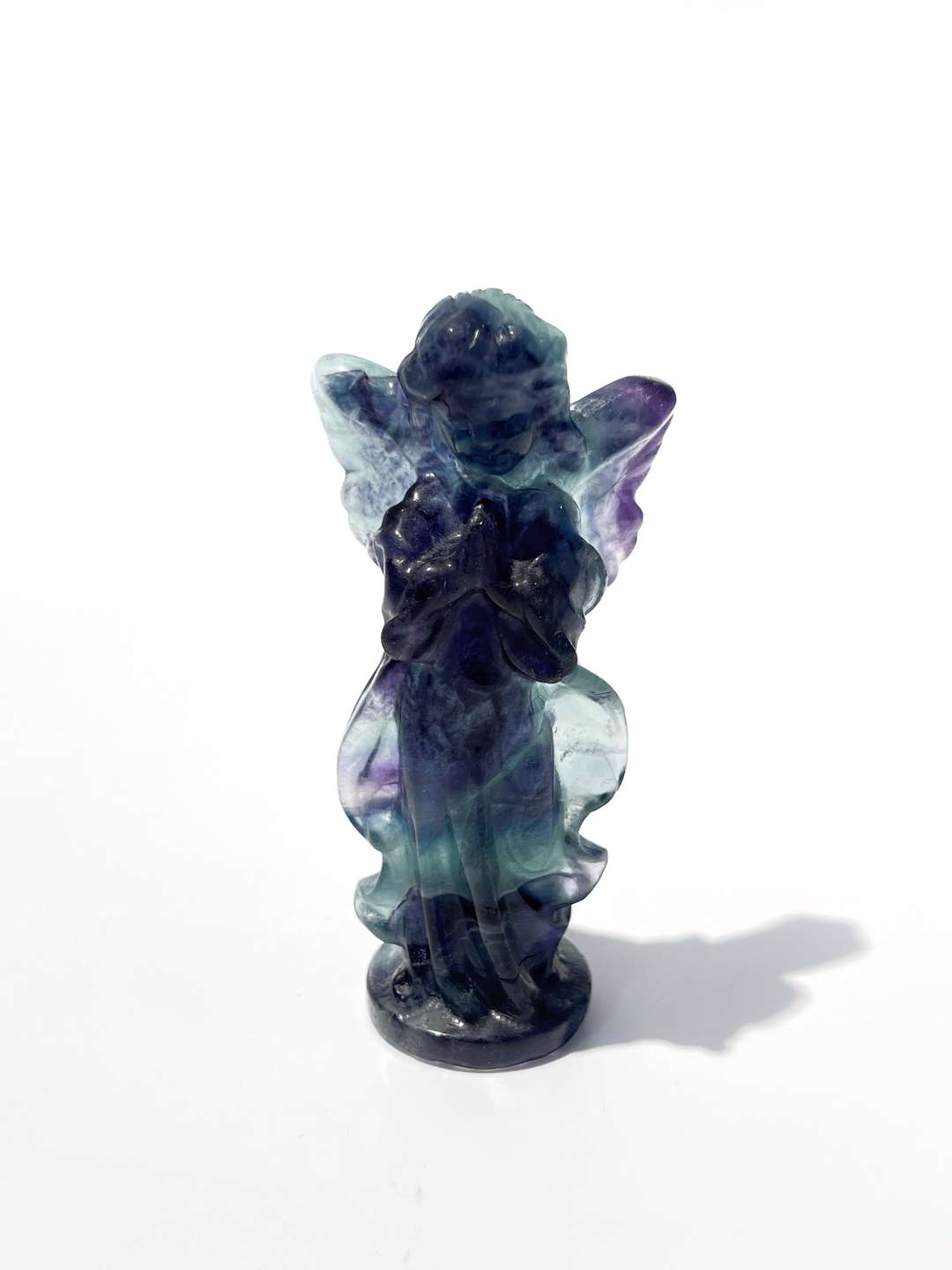 Фигурка ангела из флюорита