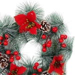 Венок декоративный «Лесная сказка» d-30 см, Красный