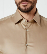 Рубашка H-HANK-kent-C3-214 BOSS BLACK - бежевый(50532875)