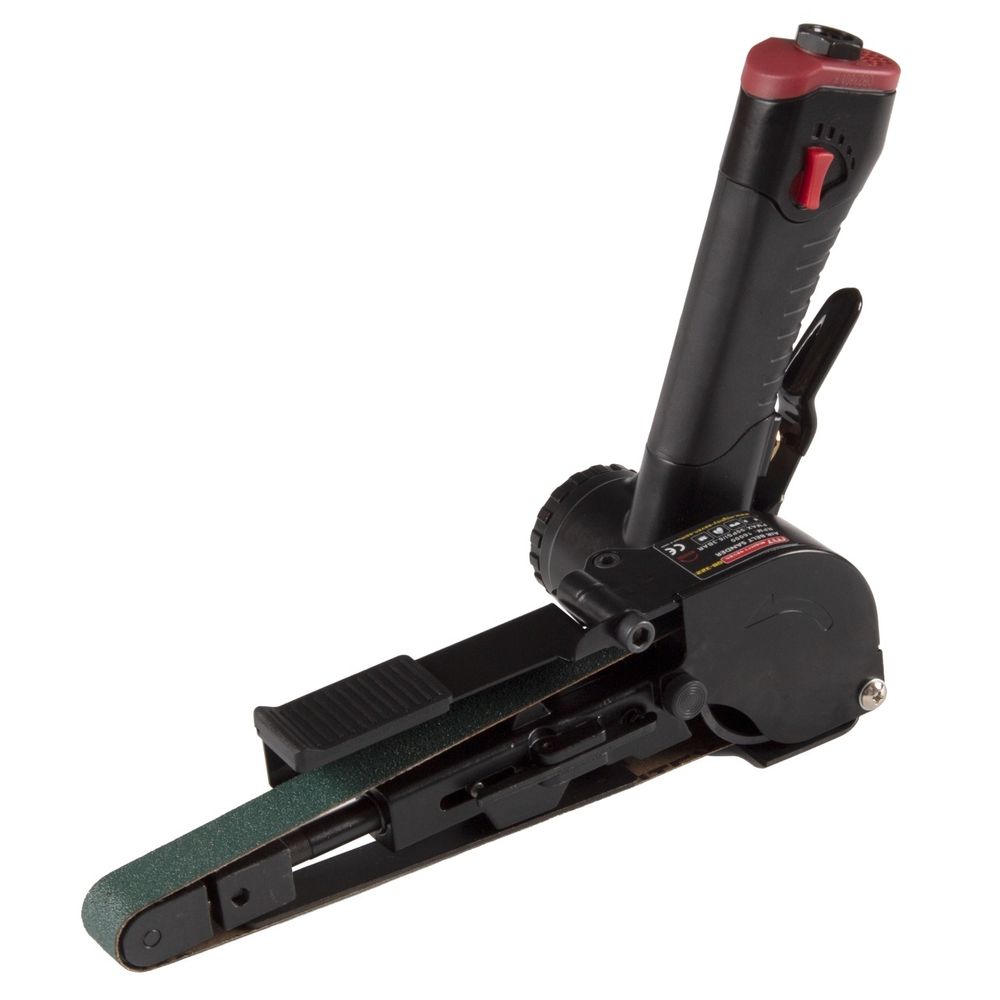 MIGHTY SEVEN (QB-322) Пневматическая ленточная шлифовальная машина 20 х 520 мм, 16 000 об/мин